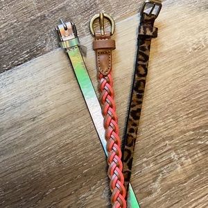 3 fashion belts